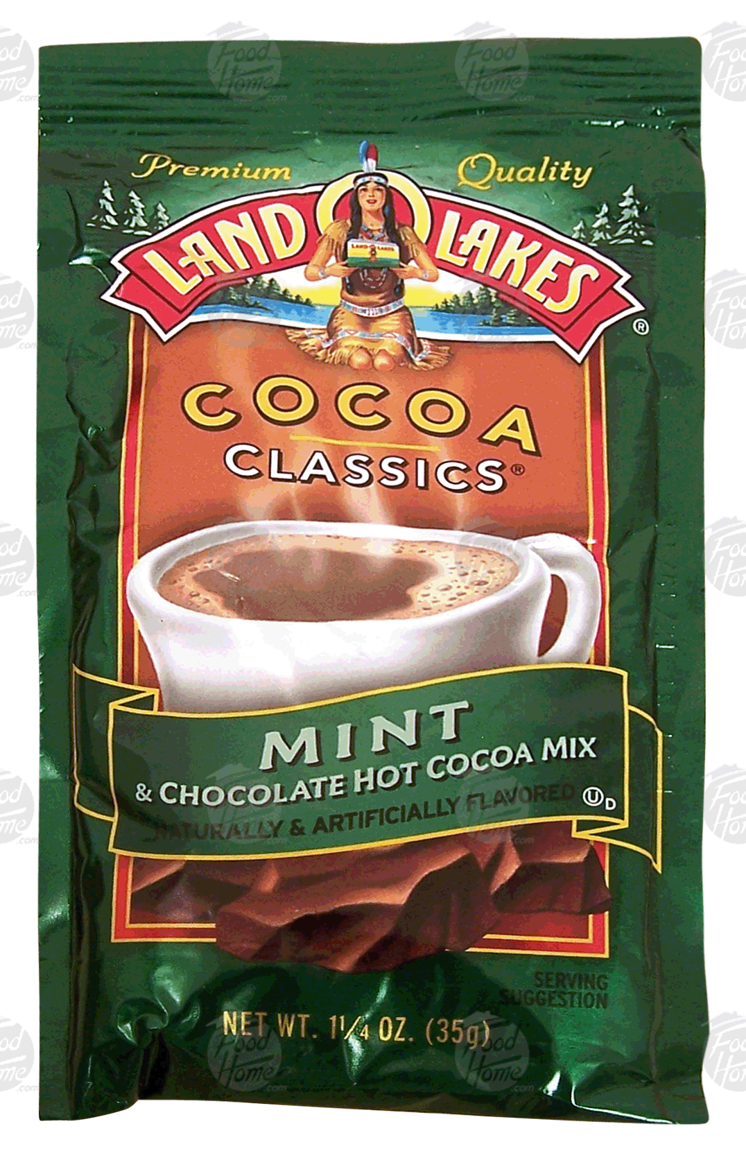 Land O Lakes(R) Cocoa Classics mint & chocolate hot cocoa powder mix Full-Size Picture